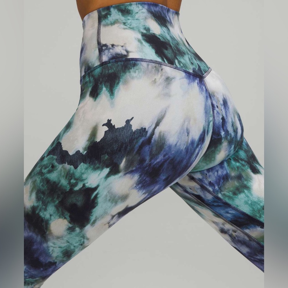 Lululemon Align High-Rise Pant 25" - Meteor Wash Print Multi Legging - Picture 3 of 6